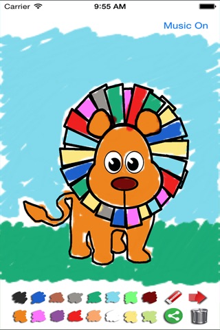 Kids Coloring Book - cute 50 characters screenshot 3