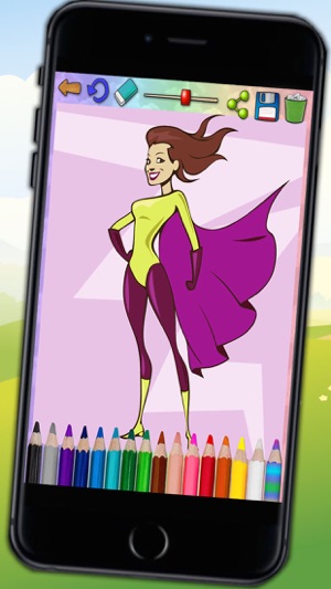 Paint magical superheroes -  Coloring and painting super her(圖3)-速報App