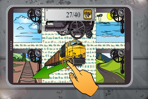 Cars train and plane for kids screenshot 2