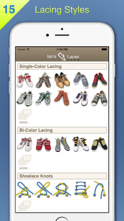 Ian's Laces - How to tie and lace shoes (Lite) screenshot-0