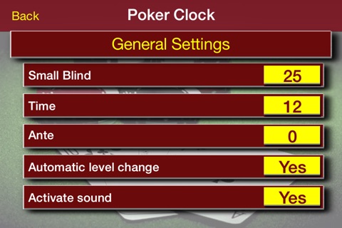 PokerClock screenshot 4