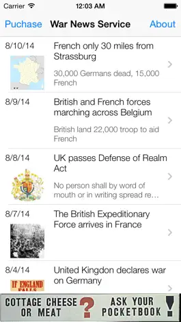 Game screenshot War News Service - Daily World War I News Alerts mod apk