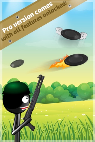 Stickman Skeet Shooting - The Clay Pigeon Hunt PRO screenshot 3