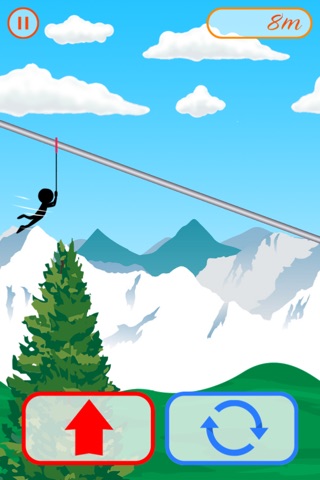 Hero Man Zipline Pro screenshot 4