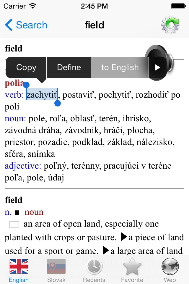 English Slovak best dictionary translator - Anglický slovenskom najlepší slovník prekladač screenshot 3
