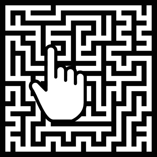 Simple maze icon