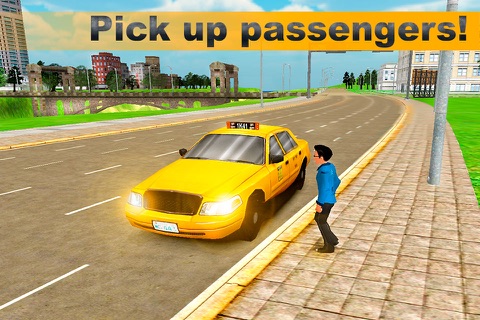 City Taxi: Driver Simulator 3D Free screenshot 2