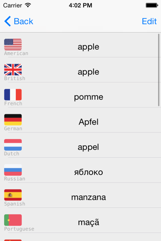 Learning German Basic 400 Words screenshot 2