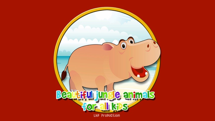 beautiful jungle animals for all kids - free screenshot-0