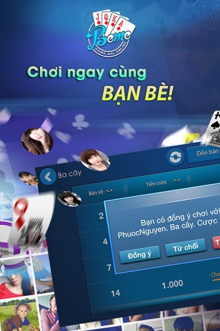 Beme - Game Danh Bai Online - Mien Phi Tang Koin screenshot 4