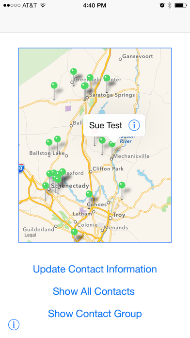 How to cancel & delete Contact Maps from iphone & ipad 2