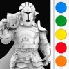 Figuromo Artist : Castle Gatekeeper Knight - Color Combine & Design your 3D Fantasy Figure Sculpture