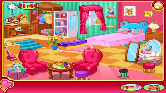 Little Girl Clean Room