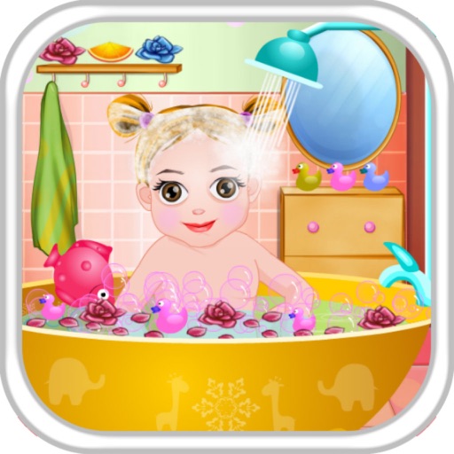 First Baby Bath Icon