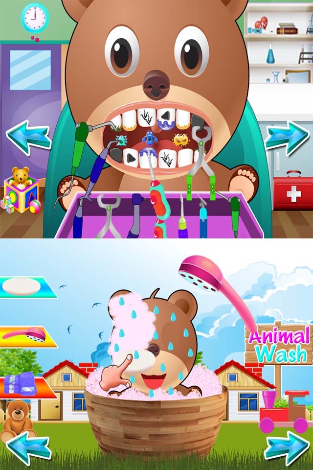 Baby Pet Shop Dental Surgery & Washing Salon Simulator screenshot 2