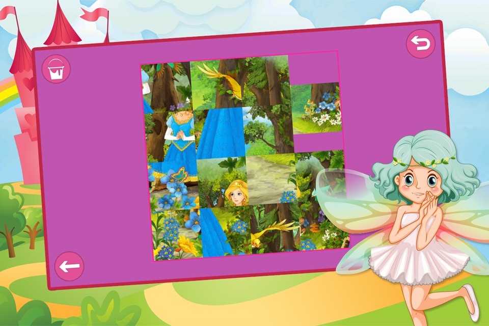 Kids Slide Puzzle Princess Free screenshot 4