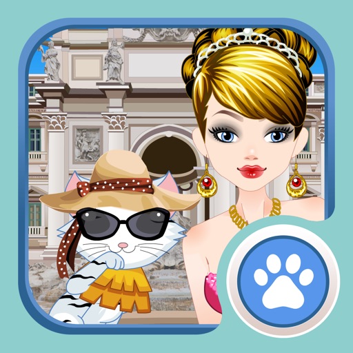 Cinderella and Cindy – Dress up sweet Cinderella and her cute little cat iOS App