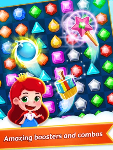 Diamond Heroes - 3 Match Jewel Crush Charming Game screenshot 4