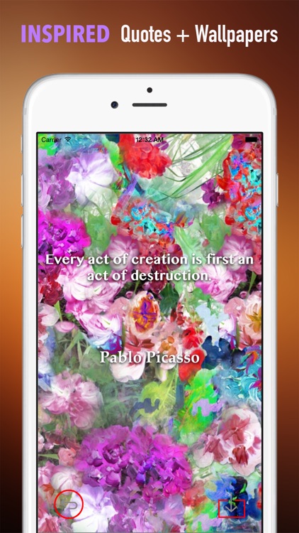 Floral Print Wallpapers HD: Personalise Quotes Backgrounds with Beautiful Patterns screenshot-3