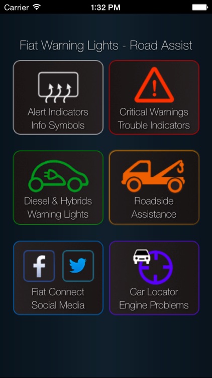 App for Fiat Cars - Fiat Warning Lights & Road Assistance - Car Locator / Fiat Problems