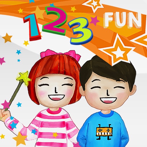 123 Fun: Write & Learn counting numbers icon