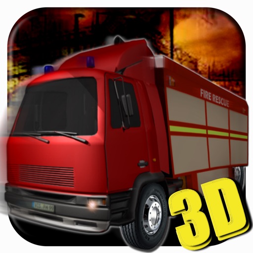 911 fire truck rescue simulator : drive the emergency firefighter car vehicle to accidental areas icon