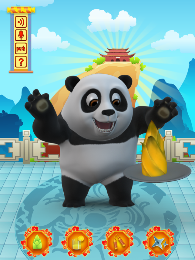 會說話的功夫熊貓 - Talking Bruce the Panda for iPad(圖2)-速報App