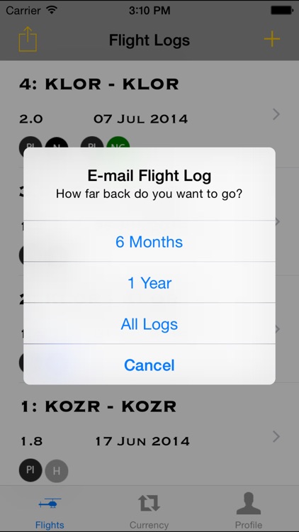 Army Aviation Flight Log screenshot-4