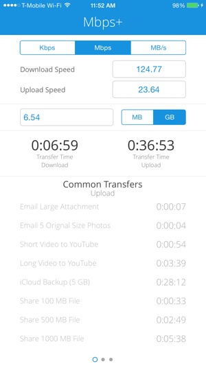 Mbps + Bandwidth Calculator