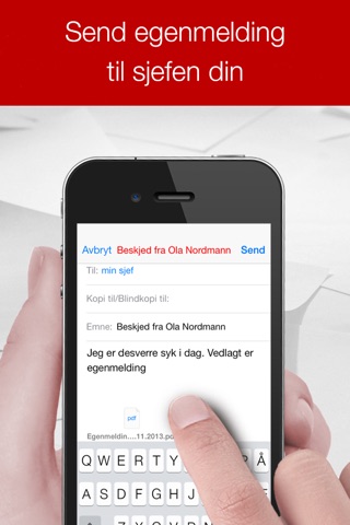 Egenmelding screenshot 3