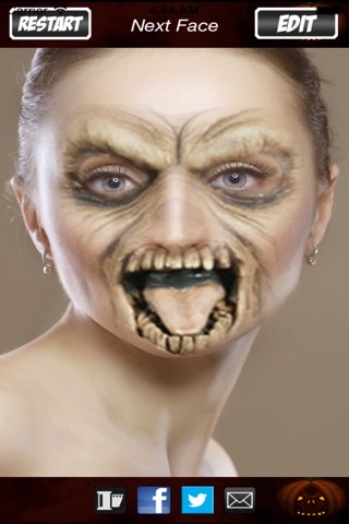 A Virtual Monster Mask: Free Halloween Photo Booth screenshot 2