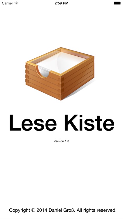 Lese-Kiste