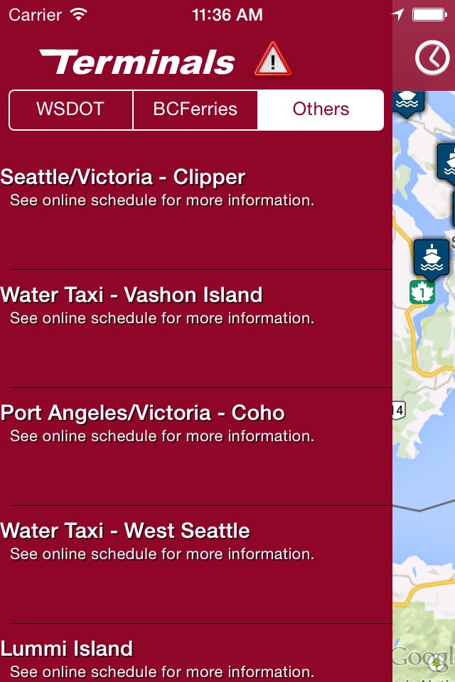 Vessel Watch - Pacific Northwest Ferries screenshot 3