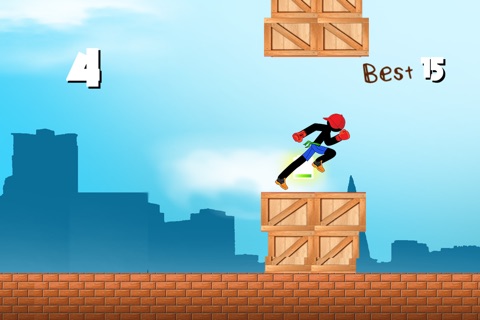 StickMan Jump or Die Run - Awesome stick man city Jumper screenshot 3