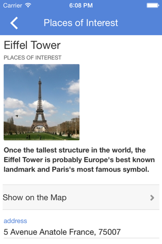Paris Places Guide screenshot 3