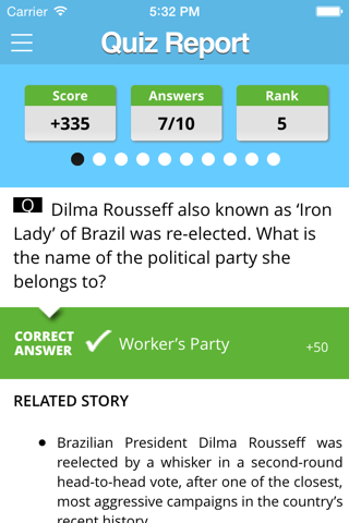 News Quiz App screenshot 4