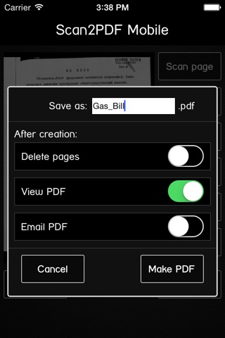 Scan2PDF Mobile screenshot 2