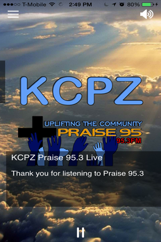 KCPZ Praise 95.3 screenshot 2