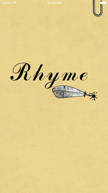 Rhymes generator