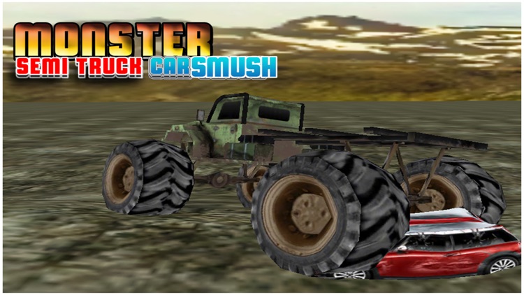 Monster Semi Truck Car Smush screenshot-3