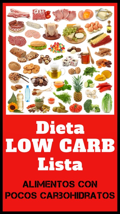 How to cancel & delete Dieta Low Carb - Lista: Alimentos con pocos carbohidratos from iphone & ipad 1