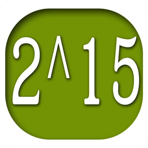 2^15 = 32768 - 2015 Edition Of 2048 icon