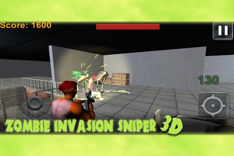 Zombie Invasion Sniper 3D screenshot 2