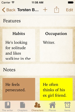 Writers App BASIC screenshot 3