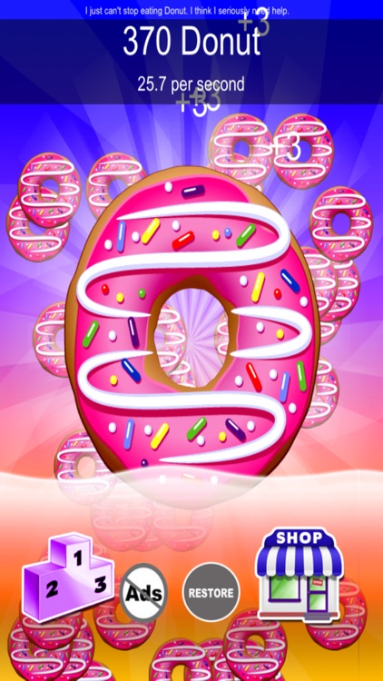 Donut Clickers - Count Those Rounded Cookies As They Fall screenshot-3