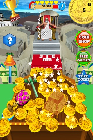 Coins of Olympus - Zeus' Gold Treasure Dozer screenshot 2