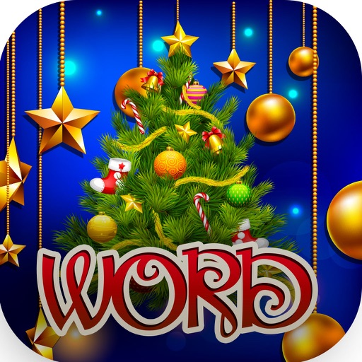 A Christmas Word Puzzle Holiday Scamble Pro icon