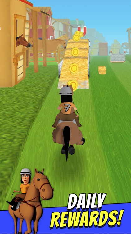 Cartoon Horse Riding Free - Horsemanship Equestrian Race Game screenshot-4