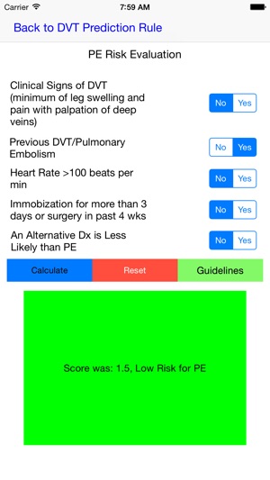 DVT Risk Calculator(圖2)-速報App