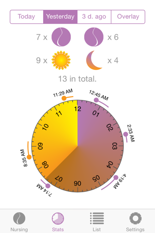 Baby nursing tracker - Amme screenshot 2